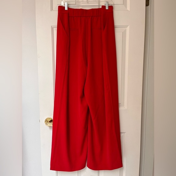 Ever New Nylah Curve Wide Leg Pants 16 Salsa Red - Picture 9 of 15